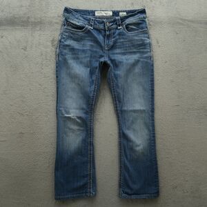 Buckle Women's Boot Cut Jeans in Medium Blue Wash